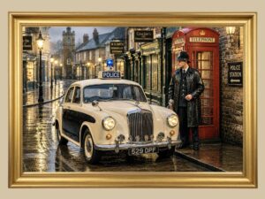 Bobby and Wolseley Car