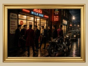 Teddy Boys at Mick's Milk Bar (V17)
