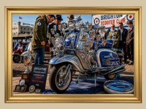 Lambretta Custom Show Winner print