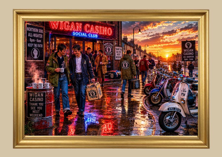 Wigan Casino Dawn Exit Northern Soul print