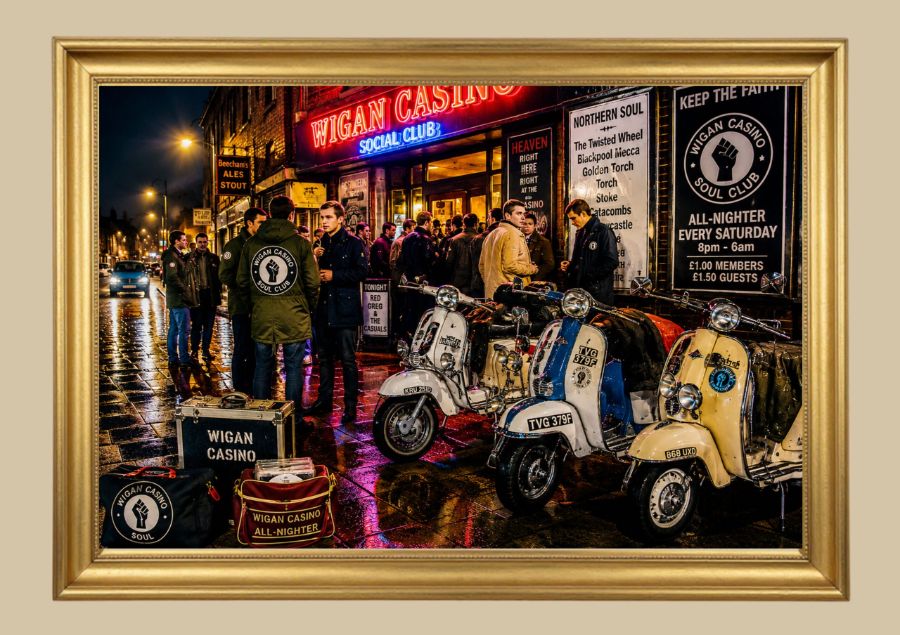 British nostalgia prints — Mods, motorcycles and Northern Soul