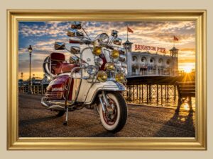 King of Brighton - Lambretta SX print