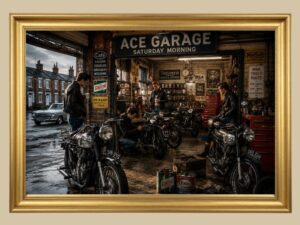 Saturday Morning Garage print