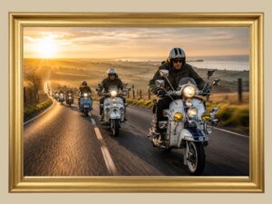 The Brighton Run – Mods – Cruising print
